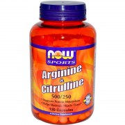 Заказать NOW Arginine & Citrulline 120 капс 