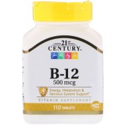 Заказать 21st Century Vitamin B-12 500 мкг 110 таб