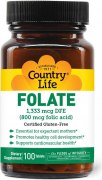 Заказать Country Life Folate 1,333 мкг 100 таб