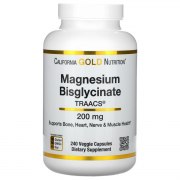 Заказать California Gold Nutrition Magnesium Bisglycinate 200 мг 240 вег капс